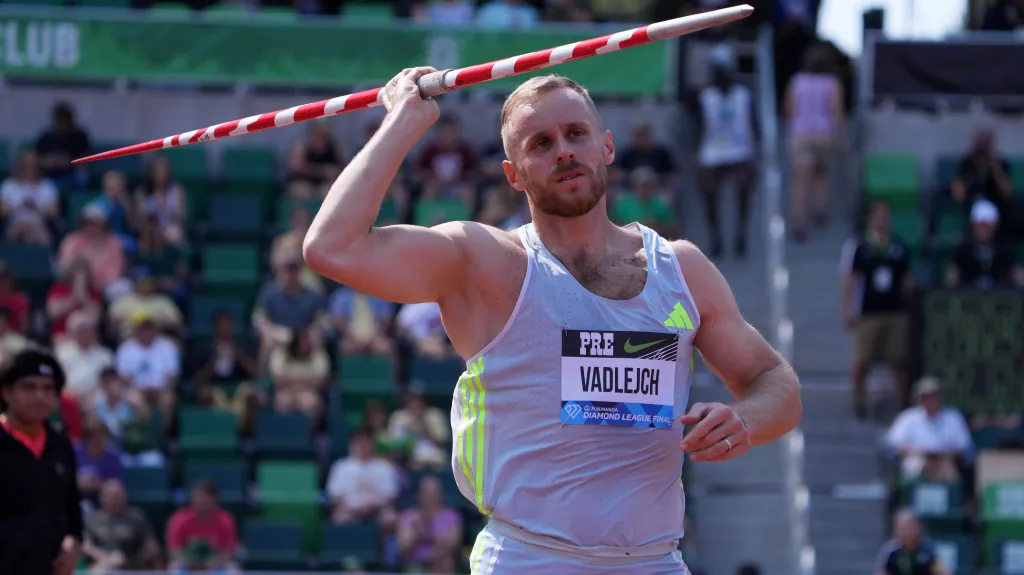 Jakub Vadlejch na finále Diamantové ligy v Eugene