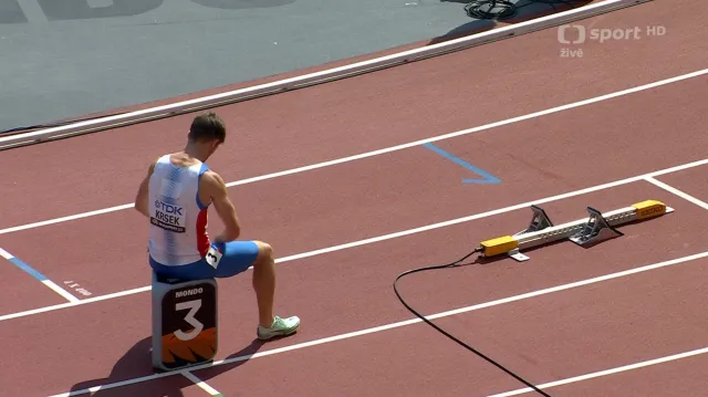 Rozběh na 400 m Matěje Krska s ohlasem