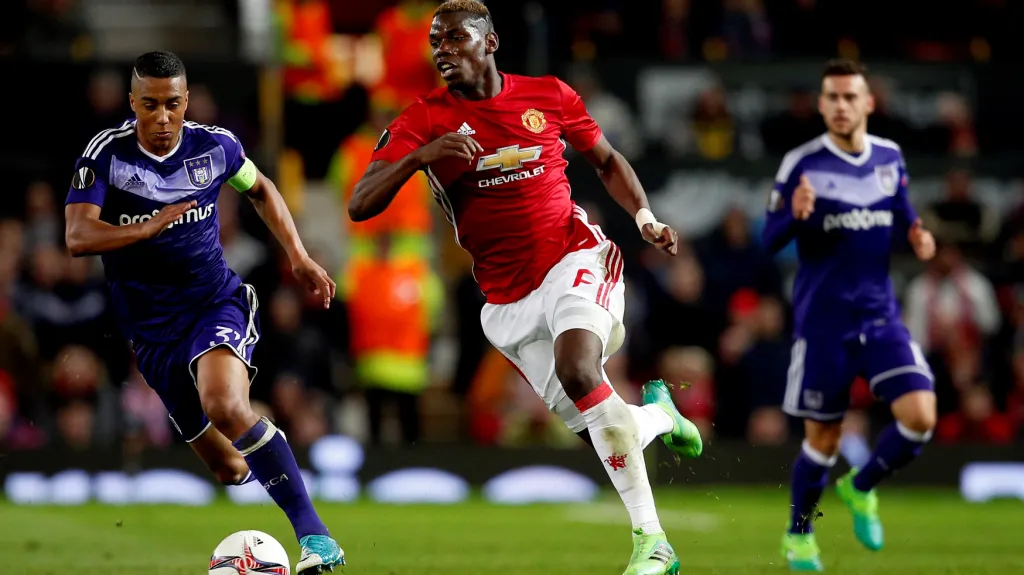Utkání Manchester United - Anderlecht Brusel