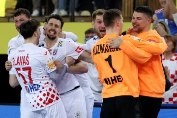 Nesmírná radost chorvatských házenkářů