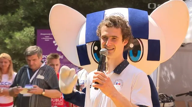 Na Adama Ondru čekaly na olympijském festivalu v Brně davy fanoušků
