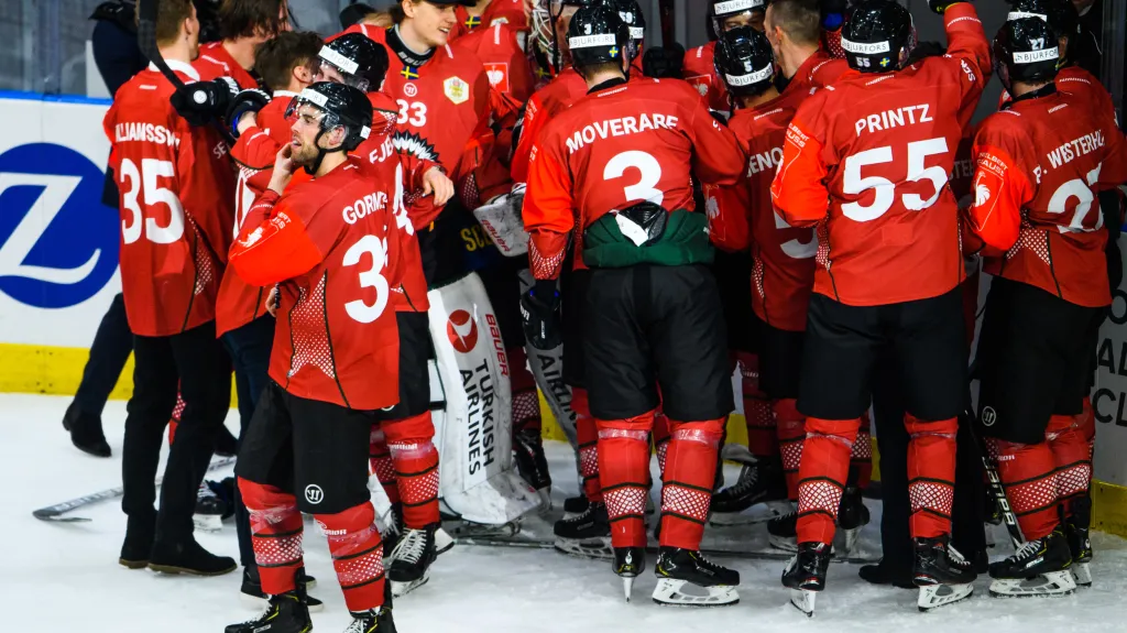 Hokejisté Frölundy slaví vítězství v Lize mistrů