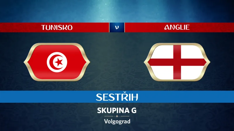 Sestřih utkání Tunisko - Anglie