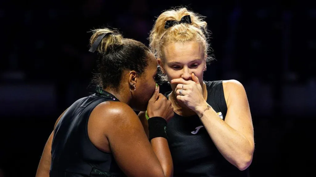 Kateřina Siniaková a Taylor Townsendová na Turnaji mistryň v Rijádu