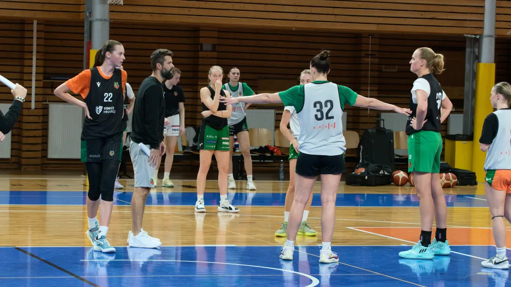 Žabiny Brno v tréninku na Starez Aréně Vodova