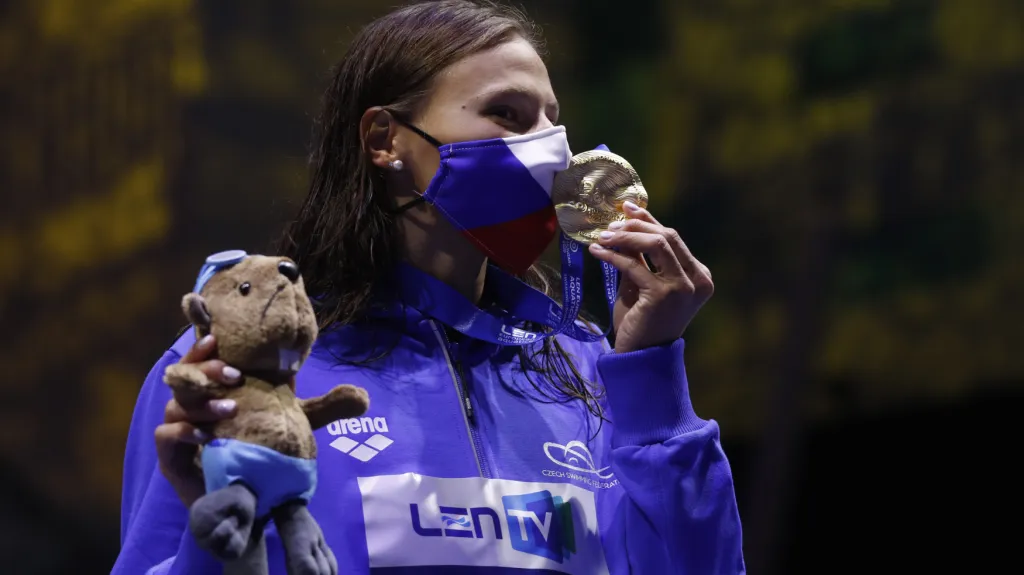 Barbora Seemanová se zlatou medailí z ME