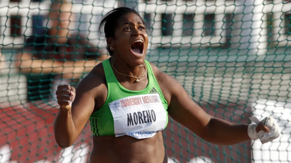 Kubánská kladivářka Yipsy Morenová