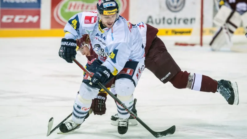 Petr Vampola (vpravo) z Liberce a Jan Švrček ze Sparty