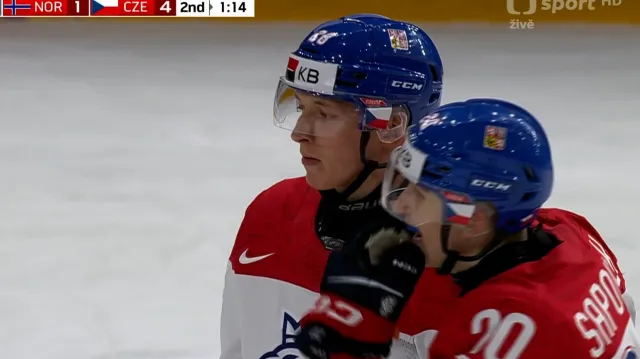 Gól v utkání Norsko 20 – Česko 20: Šalé – 1:5 (39. min.)
