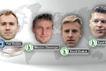 Aktéři údajné korupce v zápasu Olomouc - Bohemians Praha