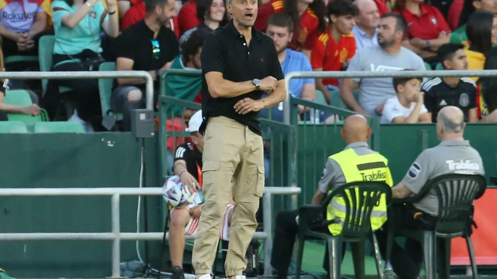 Trenér španělské reprezentace Luis Enrique
