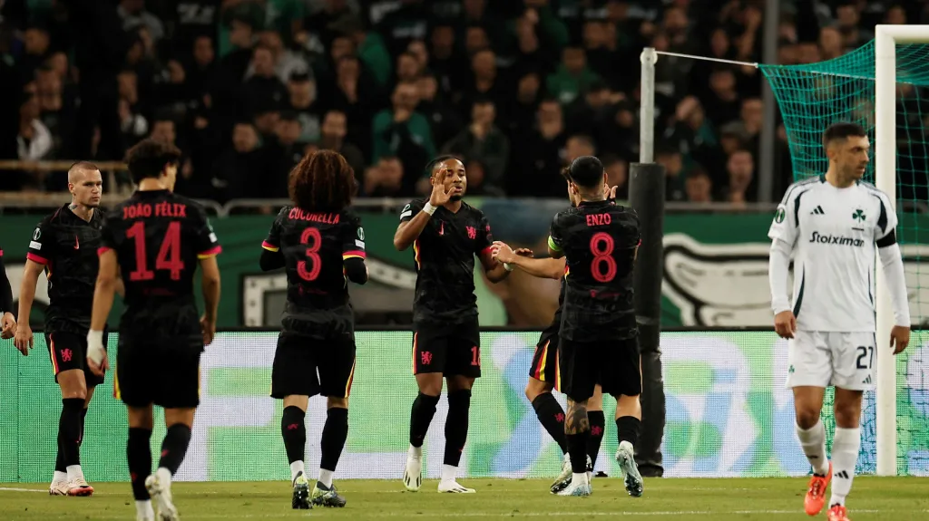 Radost fotbalistů Chelsea