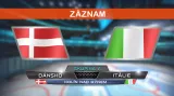 Záznam utkání Dánsko - Itálie