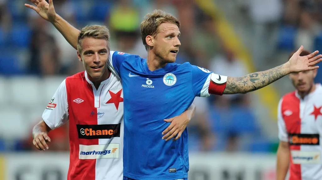 Radoslav Kováč z Liberce a Ondřej Petrák ze Slavie