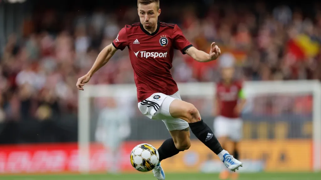 Sparťan Jan Fortelný v akci