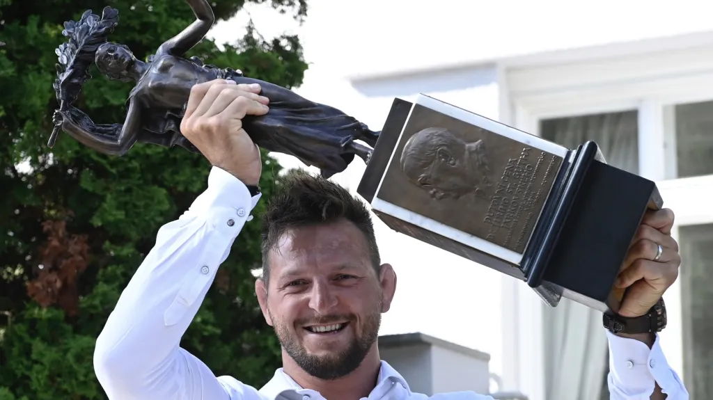 Lukáš Krpálek s Cenou Jiřího Stanislava Gutha-Jarkovského