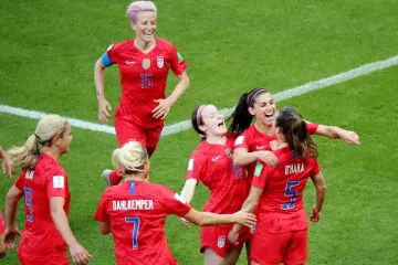 Radost amerických fotbalistek