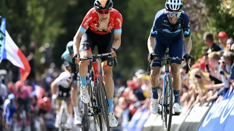 Dylan Teuns a Alejandro Valverde