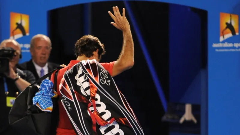 Roger Federer se loučí s publikem v Melbourne