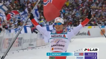 Štafetu ovládly počtvrté v řadě Norky, Češky dojely jedenácté