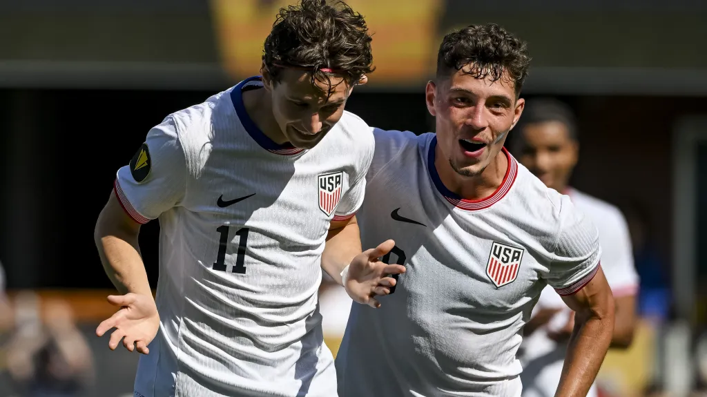 Radost fotbalistů USA