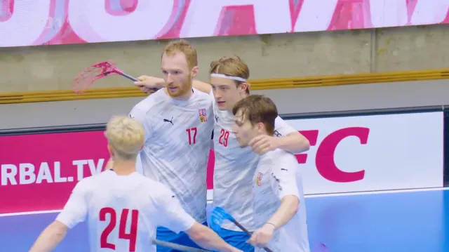 Čeští florbalisté zdolali v přípravě Švédsko