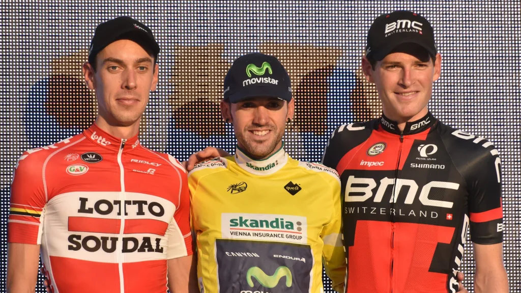 Nejlepší v Polsku: zleva De Clerq, Izagirre a Hermans