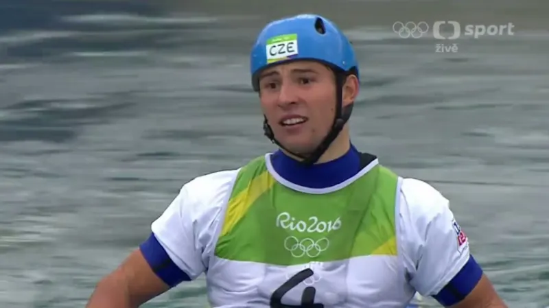 Bronzová jízda Jiřího Prskavce v závodě kajakářů