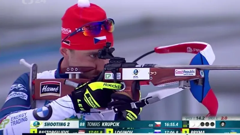 Krupčík na ME jednou chyboval a ve sprintu skončil desátý