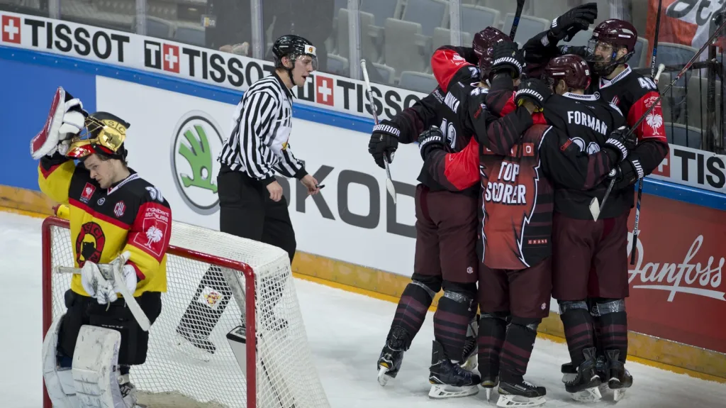 Utkání Sparta - Bern