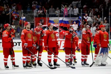 Zklamaní hokejisté Ruska