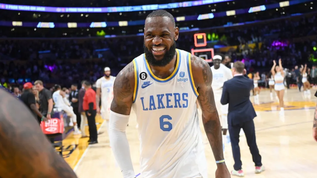 LeBron James v dobrém rozmaru