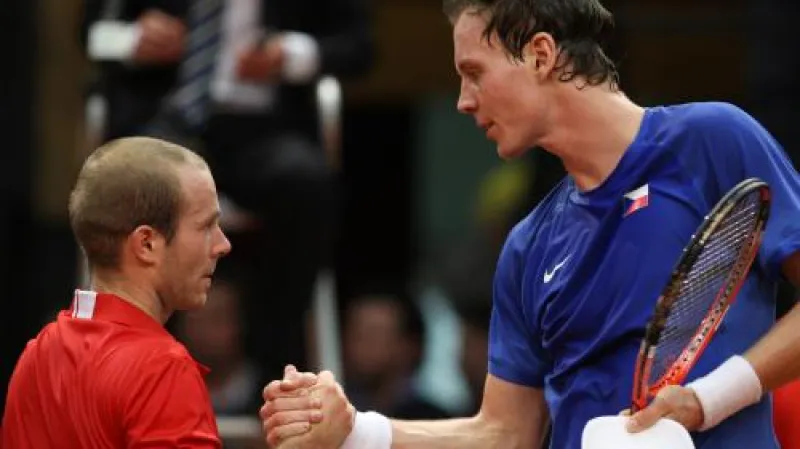 Tomáš Berdych a Olivier Rochus