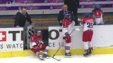 Utkání mladých hokejistek s Ruskem zakončila hromadná bitka