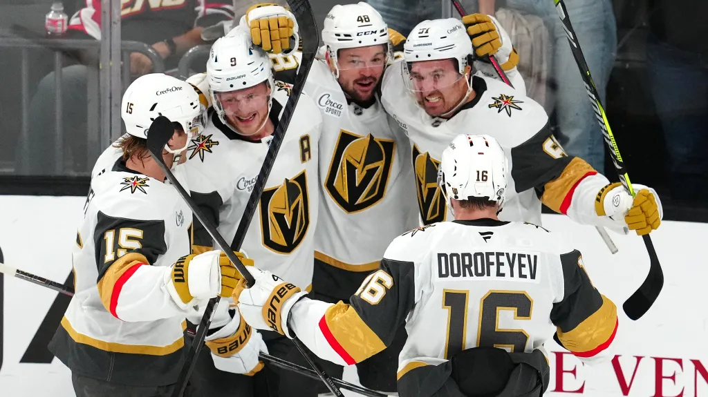 Radost hokejistů Vegas