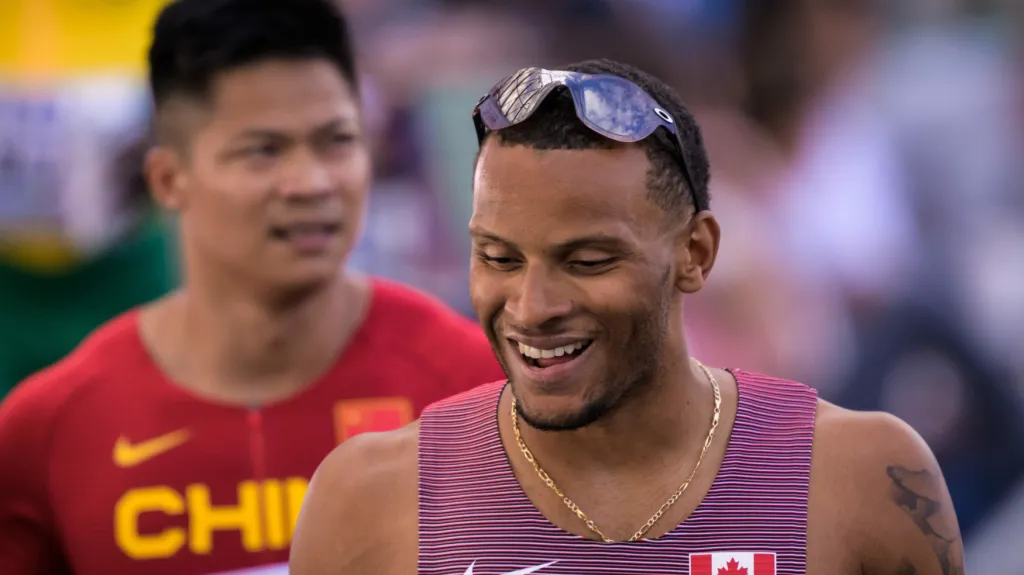 Kanadský sprinter Andre de Grasse