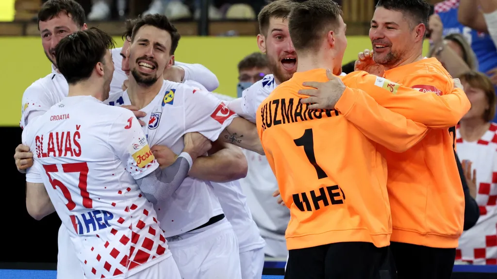 Nesmírná radost chorvatských házenkářů