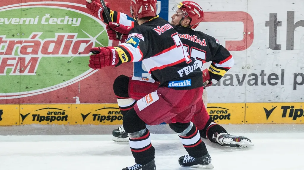 Radost hokejistů Hradce Králové