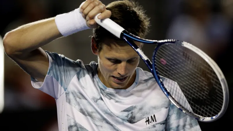 Tomáš Berdych v semifinále proti Andymu Murraymu