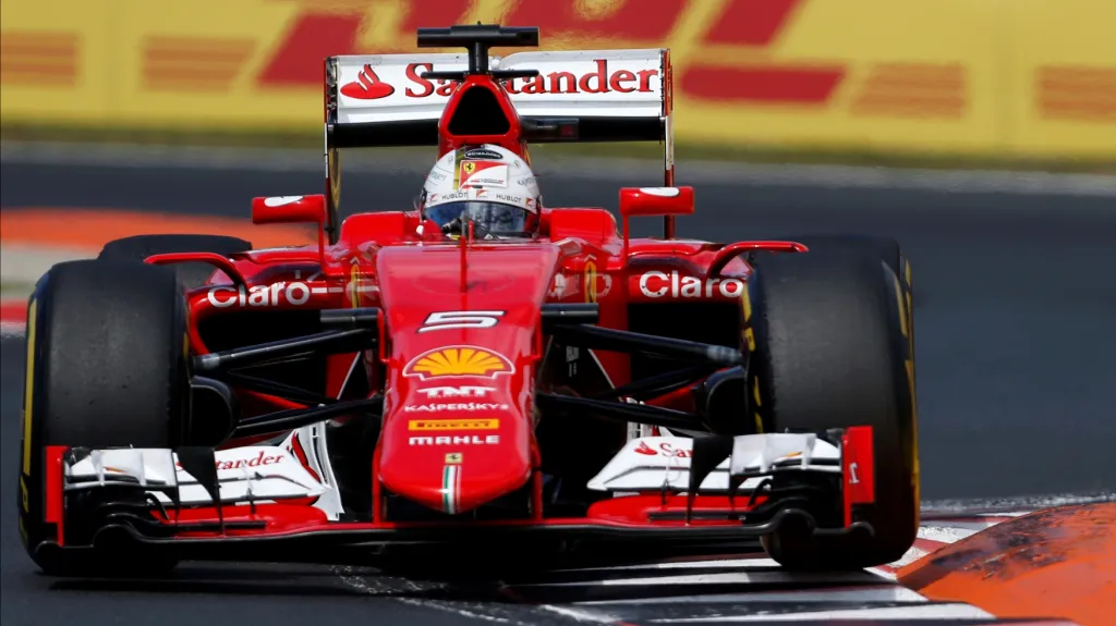 Sebastian Vettel z Ferrari