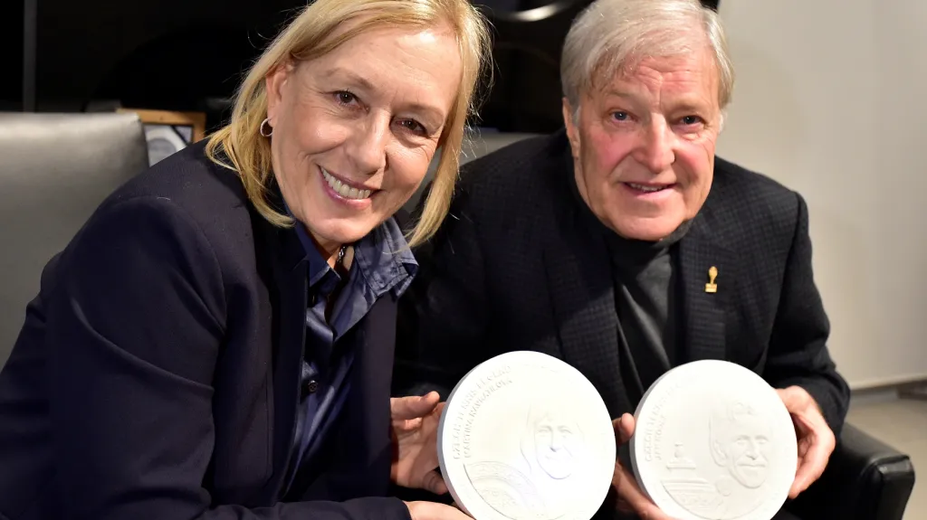 Martina Navrátilová a Jan Kodeš