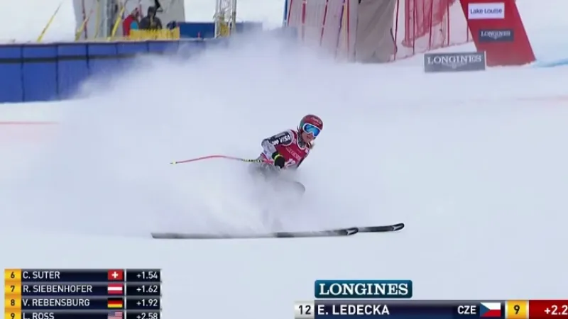 Ledecká skončila v Lake Louise jednadvacátá