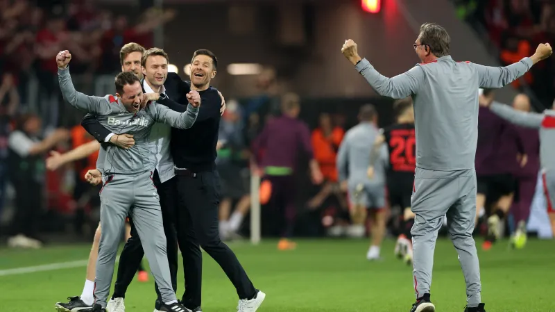 Radost realizačního týmu Leverkusenu