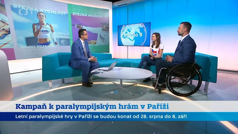 Sýkora a Jakschová o kampani k paralympijským hrám v Paříži
