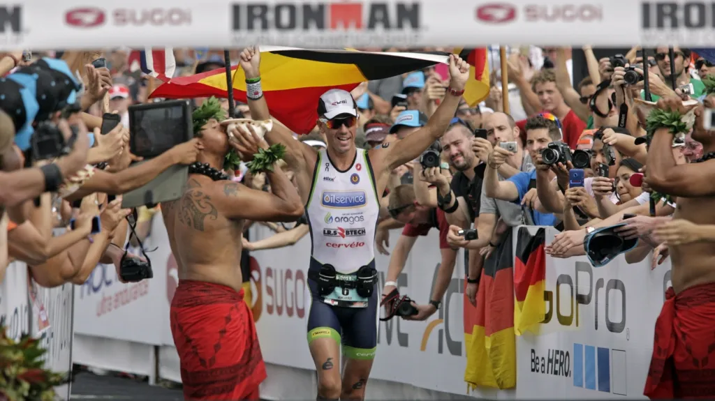 Vítěz havajského Ironmana Frederk Van Lierde z Belgie