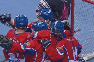 Radost českých hokejbalistů