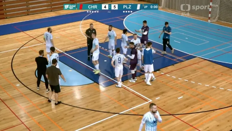 Závěr utkání Chrudim – Plzeň s ohlasem