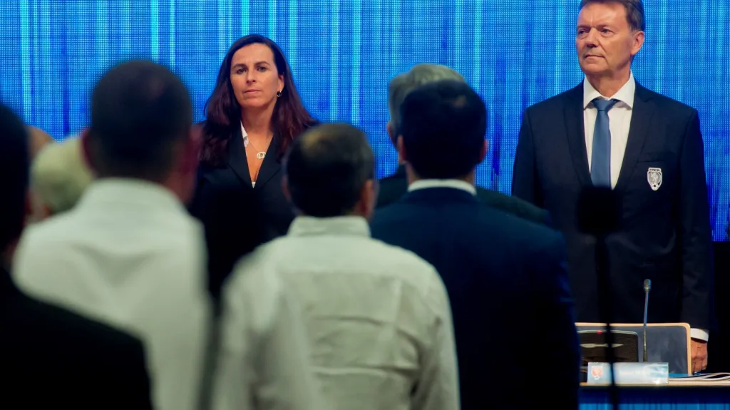 Dagmar Damková (vlevo) a Roman Berbr