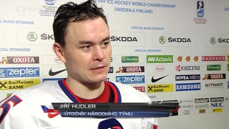 Jiří Hudler po utkání se Švýcarskem