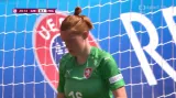 Gól v utkání Česko - Francie: Coquetová - 0:1 (21. min.)